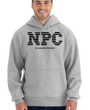 NPC, non playable character, černý tisk