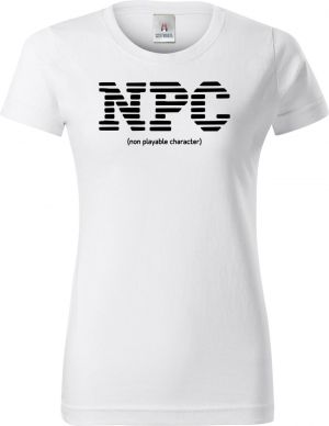 NPC, non playable character, černý tisk