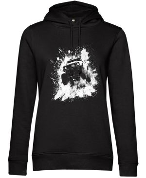 Offroad ve skoku, bílý tisk