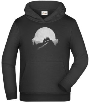 Offroad západ, bílý tisk