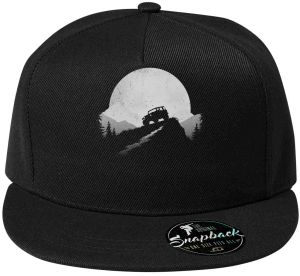 Offroad západ, bílý tisk