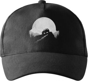 Offroad západ, bílý tisk