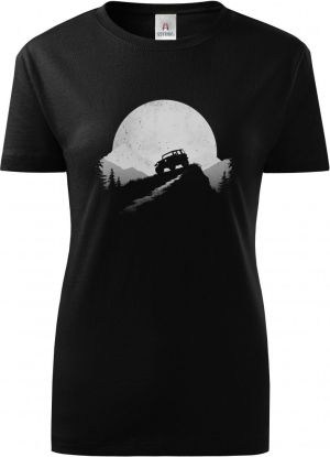 Offroad západ, bílý tisk