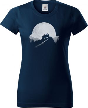 Offroad západ, bílý tisk