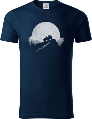 Offroad západ, bílý tisk