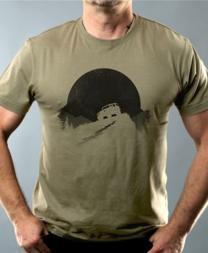 Offroad západ, černý tisk