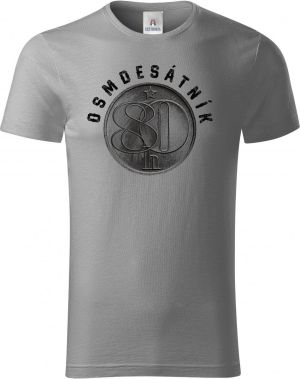 Osmdesátník, ideální dárek k narozeninám, černý potisk