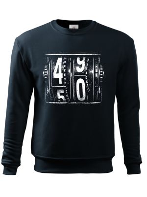 Padesátka na tachometru, bílý tisk