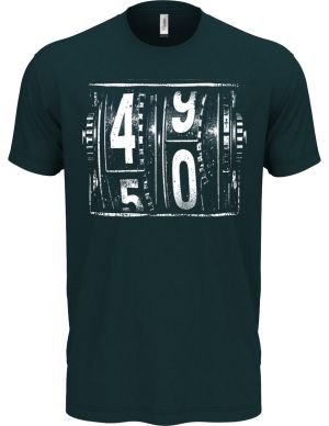 Padesátka na tachometru, bílý tisk