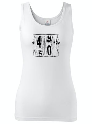 Padesátka na tachometru, černý tisk