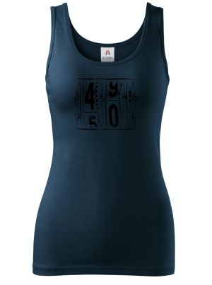 Padesátka na tachometru, černý tisk