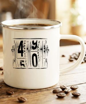 Padesátka na tachometru, černý tisk