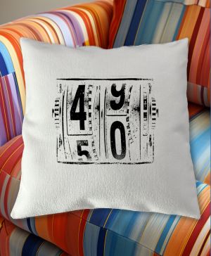 Padesátka na tachometru, černý tisk