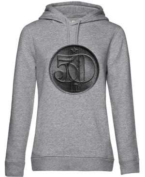 Padesátník, bez textu, černý potisk