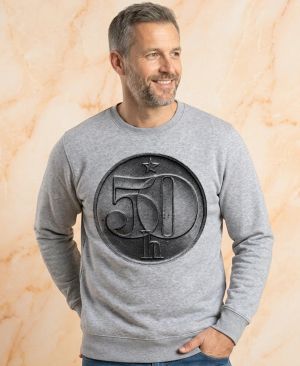 Padesátník, bez textu, černý potisk