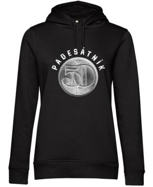 Padesátník, ideální dárek k narozeninám, bílý potisk
