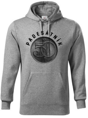 Padesátník, ideální dárek k narozeninám, černý potisk