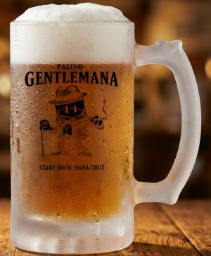 Palivo Gentlemana, černý tisk