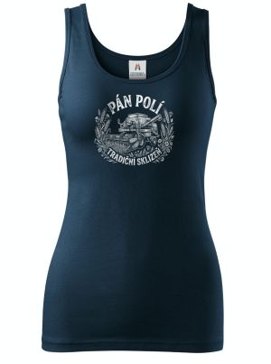 Pán polí tradiční sklizeň, bílý potisk