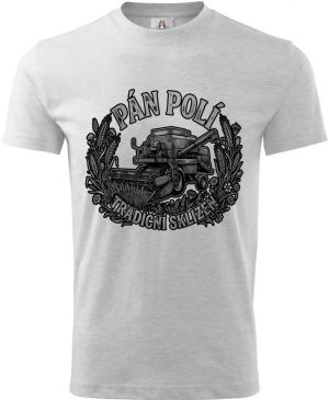 Pán polí tradiční sklizeň, černý potisk