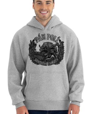 Pán polí tradiční sklizeň, černý potisk