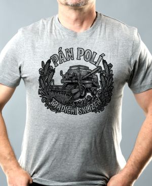 Pán polí tradiční sklizeň, černý potisk