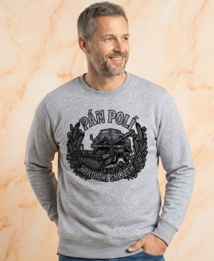 Pán polí tradiční sklizeň, černý potisk