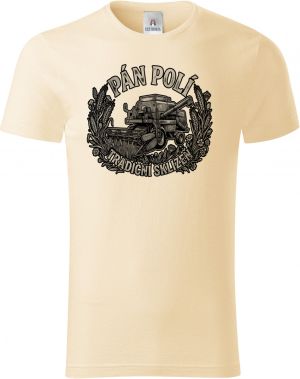 Pán polí tradiční sklizeň, černý potisk