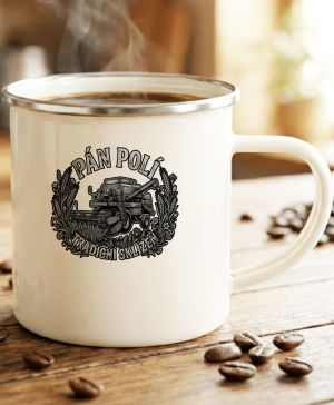 Pán polí tradiční sklizeň, černý potisk