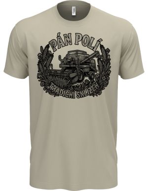 Pán polí tradiční sklizeň, černý potisk