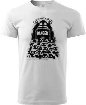 Pandademie, černý tisk