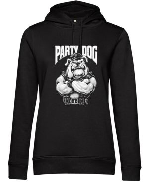 Party dog šéf, bílý potisk