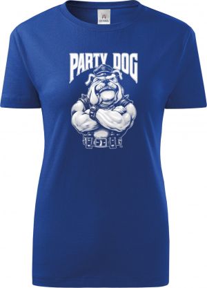 Party dog šéf, bílý potisk