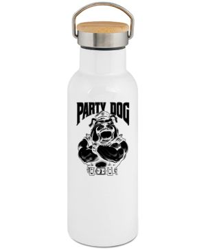 Party dog šéf, černý potisk