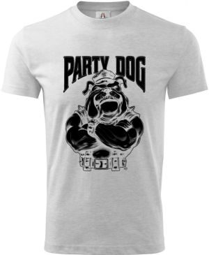 Party dog šéf, černý potisk