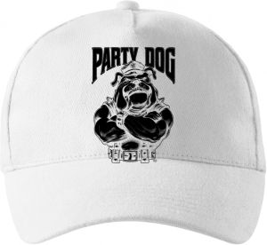 Party dog šéf, černý potisk