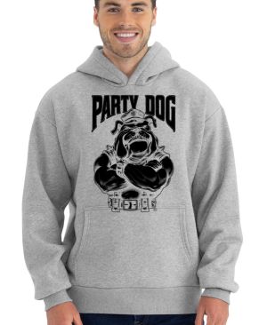 Party dog šéf, černý potisk