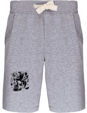 Párty v hlavě, lebka, V2, černý tisk