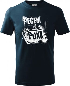 Pečení je punk, bílý tisk