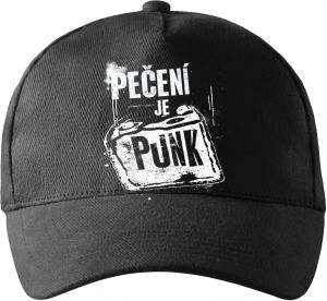 Pečení je punk, bílý tisk