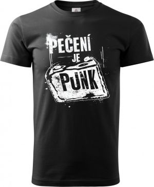 Pečení je punk, bílý tisk