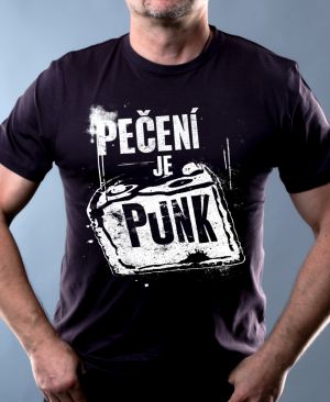 Pečení je punk, bílý tisk
