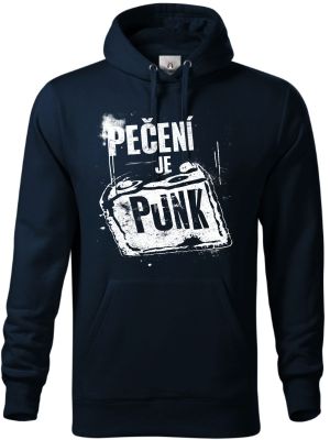 Pečení je punk, bílý tisk