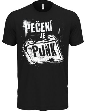 Pečení je punk, bílý tisk