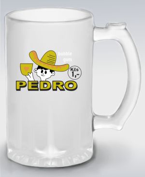 PEDRO, retro motiv žvýkačka