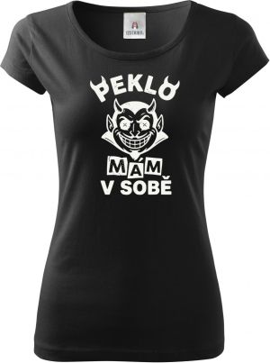 Peklo mám v sobě, bílý tisk