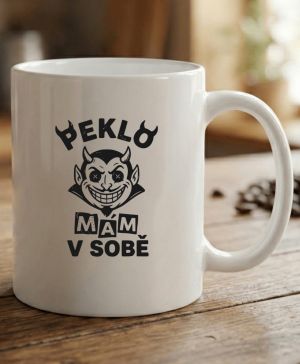 Peklo mám v sobě, černý tisk