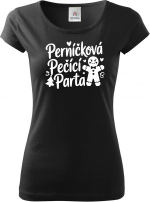 Perníčková pečící parta, bílý tisk