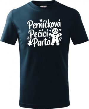 Perníčková pečící parta, bílý tisk