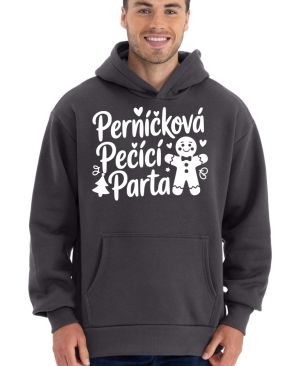 Perníčková pečící parta, bílý tisk